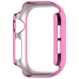 Apple Watch 10 (42 mm) deksel av hardplast m. Rhinestone - Rosa / Rhinestone
