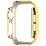 Apple Watch 10 (46 mm) deksel av hardplast m. Rhinestone - Gull / Rhinestone