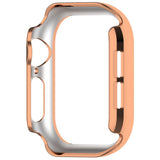 Apple Watch 10 (46 mm) deksel av hardplast m. Rhinestone - Rose Gold / Rhinestone