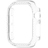 Apple Watch 10 (46 mm) deksel av hardplast m. Rhinestone - Transparent / Rhinestone