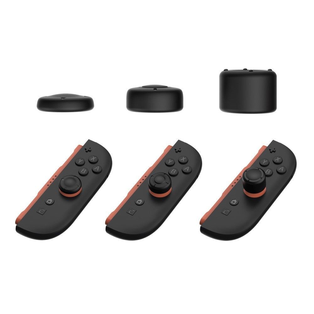 6 x Joystick Grip Caps til Nintendo Switch 2 - Sort