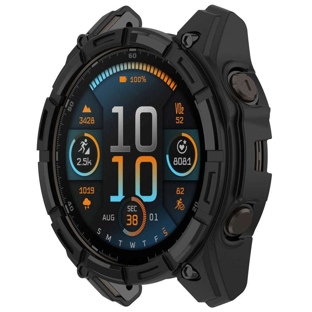 Garmin Tactix 8 Solar (51mm) - Bumper Plastik Cover - Sort