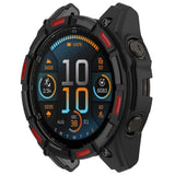 Garmin Tactix 8 Solar (51mm) - Bumper Plastik Cover - Sort / Rød
