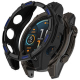 Garmin Tactix 8 Solar (51mm) - Bumper Plastik Cover - Sort / Blå