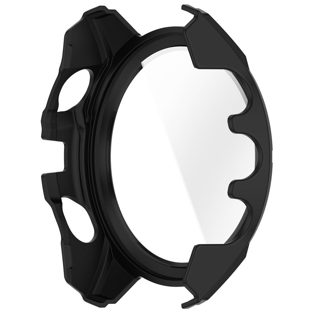Garmin Tactix 8 AMOLED (51mm) - Hårdt Plastik Cover m. Beskyttelsesglas - Sort / Gul