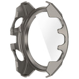 Garmin Tactix 8 AMOLED (51mm) - Hårdt Plastik Cover m. Beskyttelsesglas - Titanium / Blå