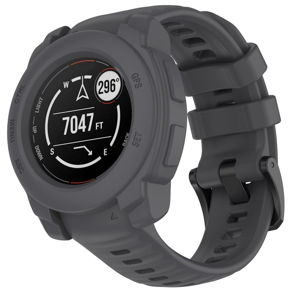 Garmin Instinct E (40mm) - Bumper Silikone Cover - Grå