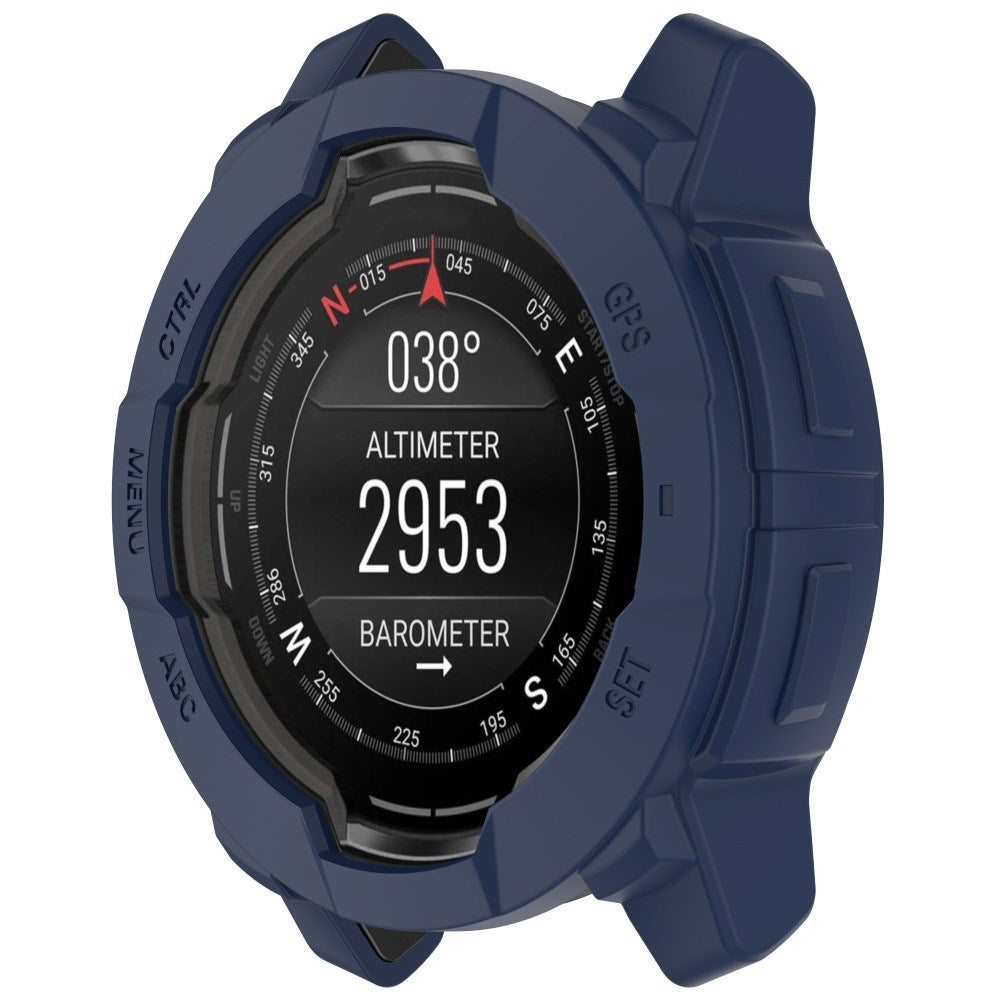 Garmin Instinct E (45mm) - Bumper Silikone Cover - Blå