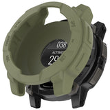 Garmin Instinct 3 AMOLED / Solar (45mm) - Bumper Silikone Cover - Army Grøn