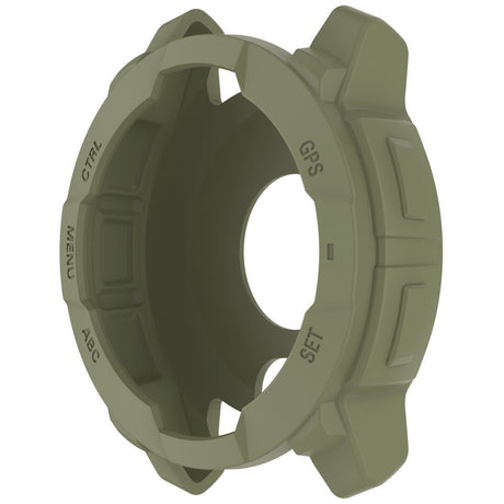 Garmin Instinct 3 AMOLED / Solar (45mm) - Bumper Silikone Cover - Army Grøn