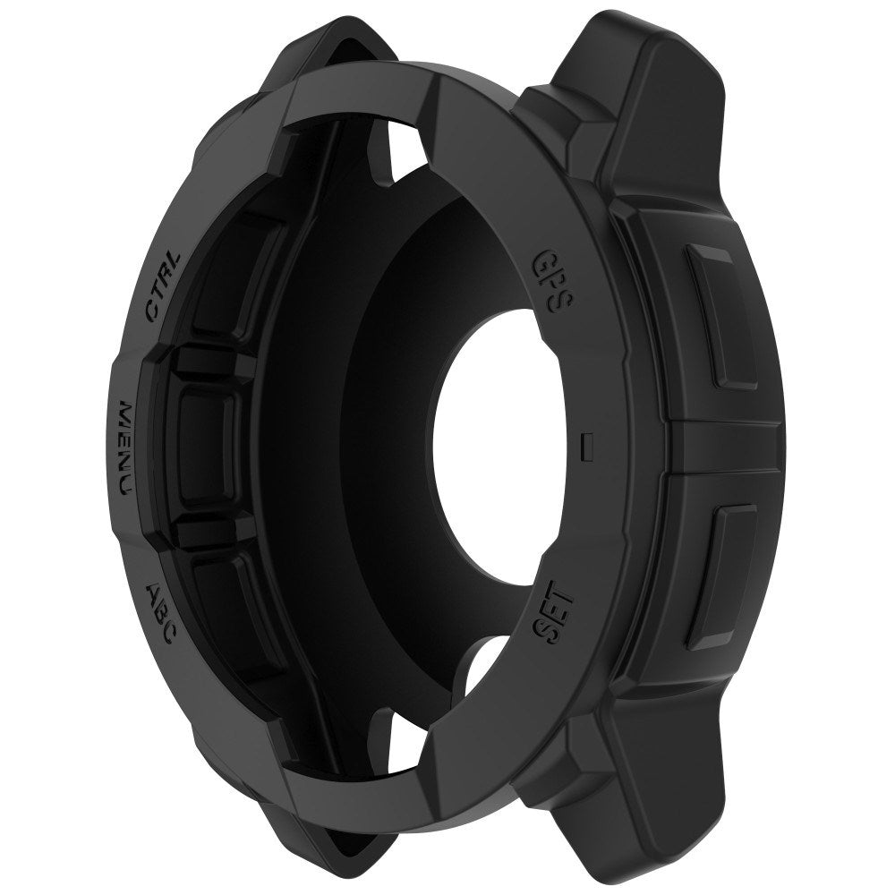 Garmin Instinct 3 AMOLED / Solar (45mm) - Bumper Silikone Cover - Sort