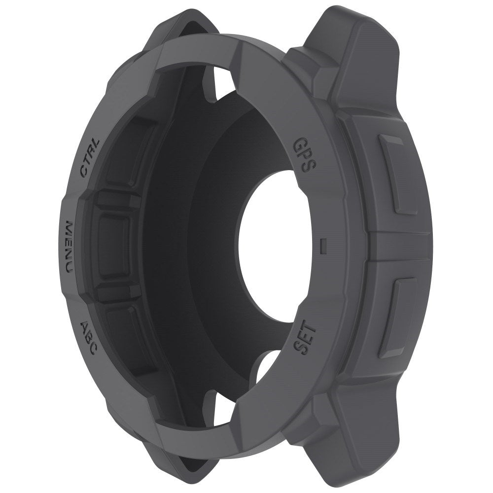 Garmin Instinct 3 AMOLED / Solar (50mm) - Bumper Silikone Cover - Grå