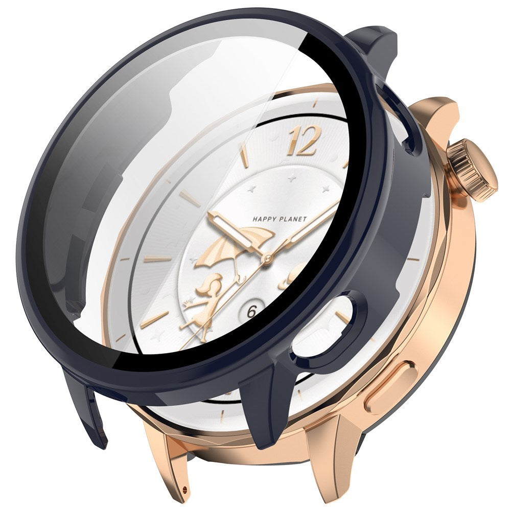 OnePlus Watch 3 (43mm) Cover m. Indbygget Skærmbeskyttelse - Blå