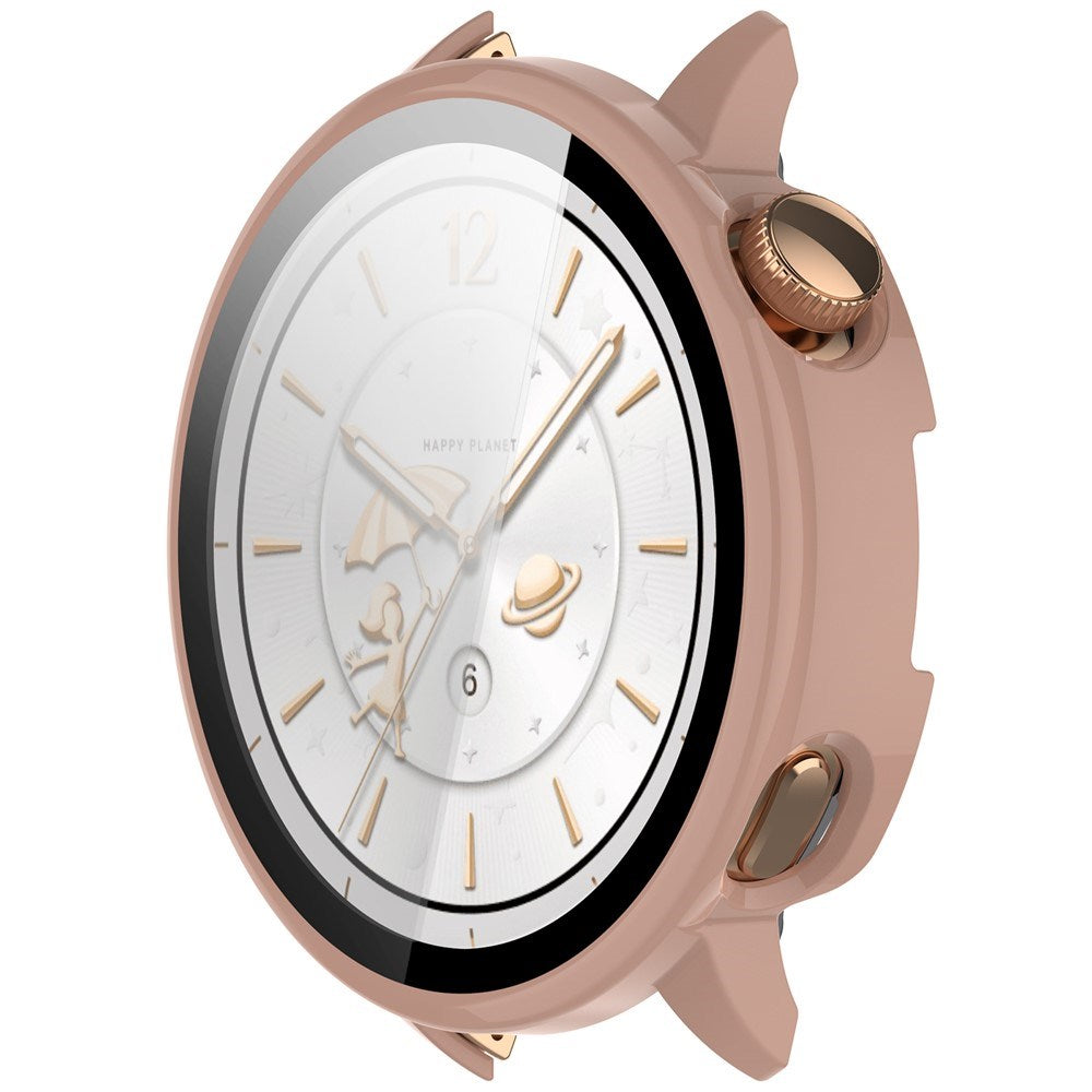 OnePlus Watch 3 (43mm) Cover m. Indbygget Skærmbeskyttelse - Lyserød