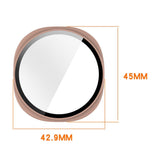 Samsung Galaxy Watch 8 (40mm) Hårdt Plastik Cover - Indbygget Skærmbeskyttelse - Grøn