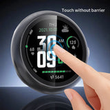 Google Pixel Watch 4 (41mm) Hårdt Plastik Case - Indbygget Skærmbeskyttelse - Gennemsigtig