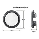 Google Pixel Watch 4 (45mm) Hårdt Plastik Case - Indbygget Skærmbeskyttelse - Fersken