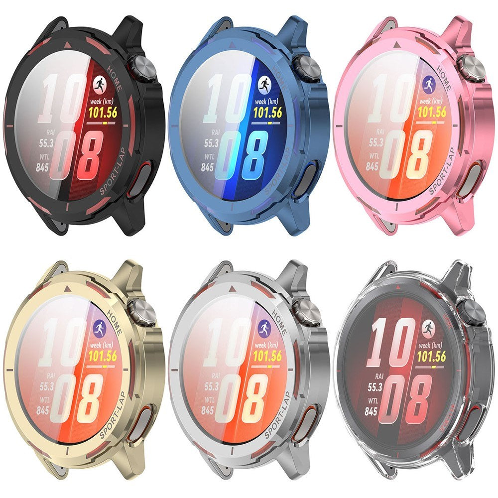 Huawei Watch GT Runner 2 Fleksibelt Plastik Case - Sort