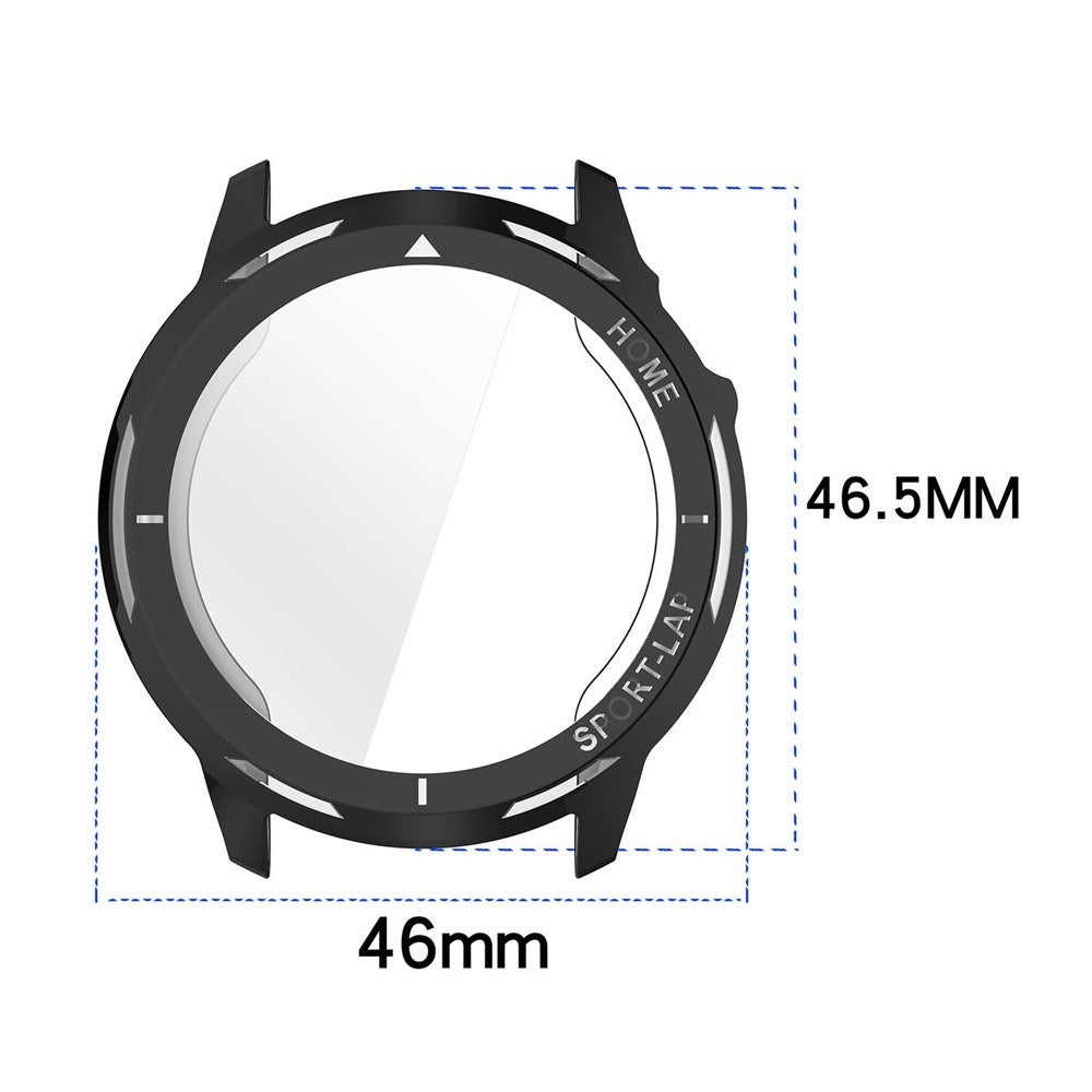 Huawei Watch GT Runner 2 Fleksibelt Plastik Case - Sort