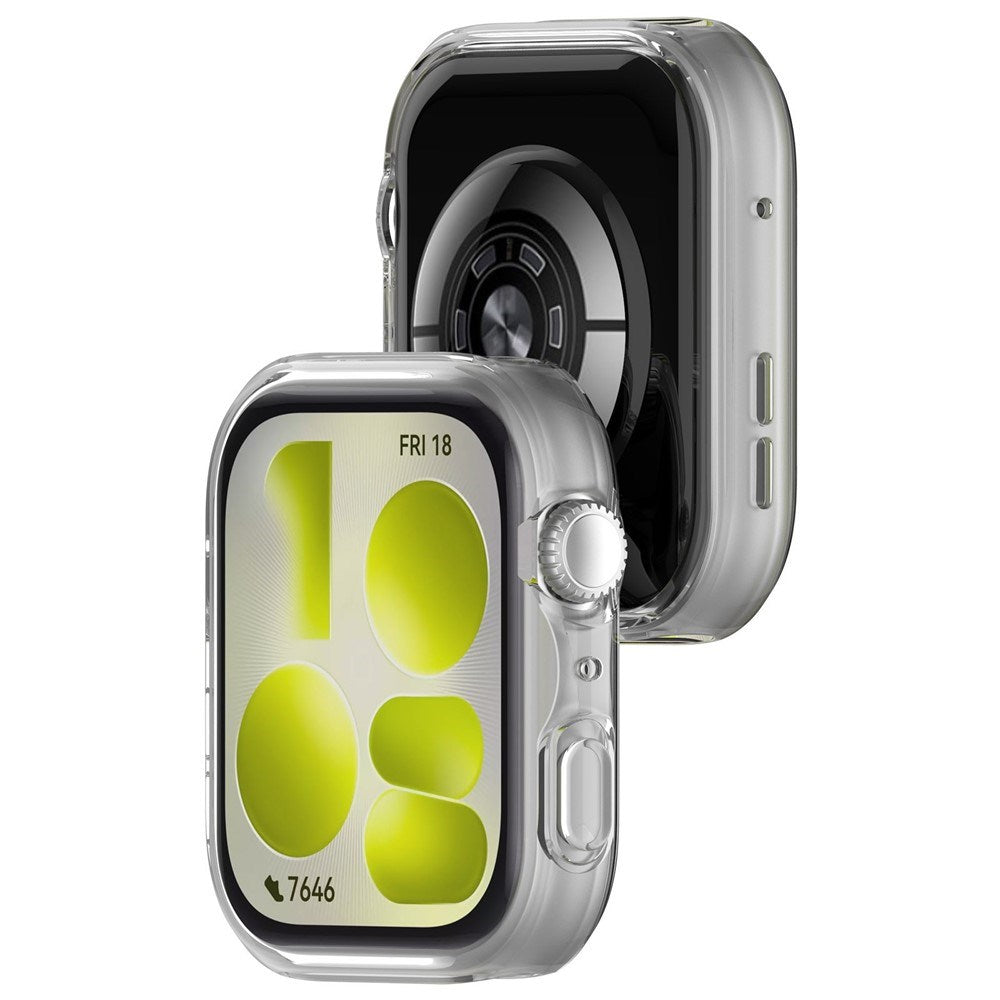 Huawei Watch Fit 5 Fleksibelt Plast Cover - Full Fit - Gennemsigtig