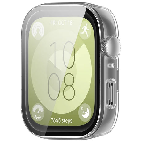 Huawei Watch Fit 5 Pro Smartwatch Case m. Indbygget Skærmbeskyttelsesglas - Gennemsigtig