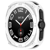Samsung Galaxy Watch Ultra 2 (47mm) Fleksibelt Plast Armor Cover m. Stødabsorberende Effekt - Hvid