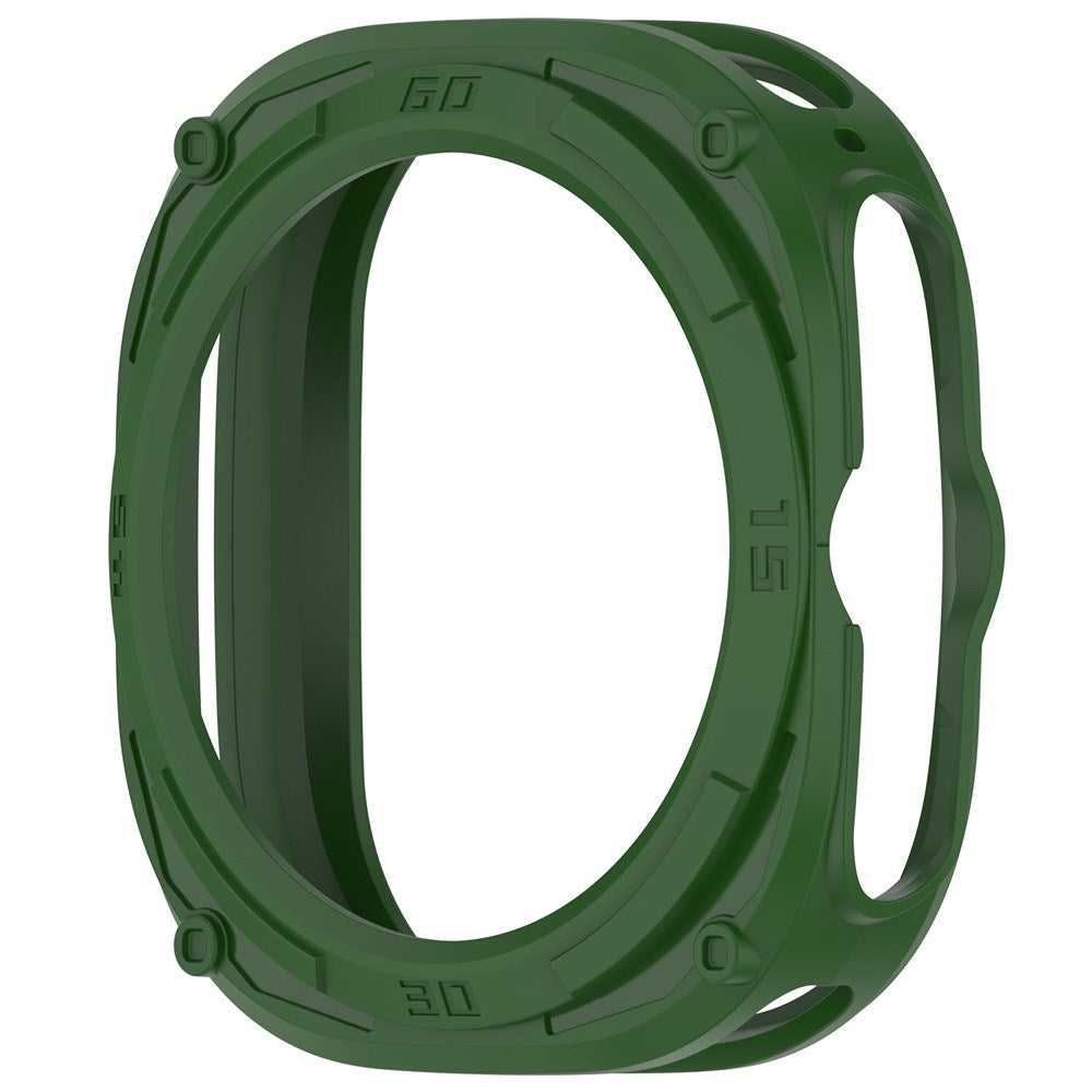 Samsung Galaxy Watch Ultra 2 (47mm) Fleksibelt Plast Armor Cover m. Stødabsorberende Effekt - Grøn