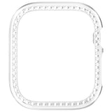 Apple Watch Series 12 (42mm) Hårdt Plast Case - Gennemsigtig & Rhinsten