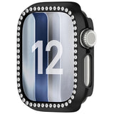 Apple Watch Series 12 (46mm) Hårdt Plast Case - Sort & Rhinsten