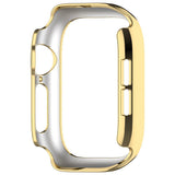 Apple Watch Series 12 (46mm) Hårdt Plast Case - Guld & Rhinsten
