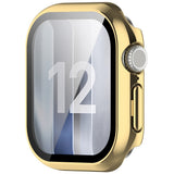 Apple Watch Series 12 (42mm) Case m. Indbygget Hærdet Glas Skærmbeskyttelse - Guld