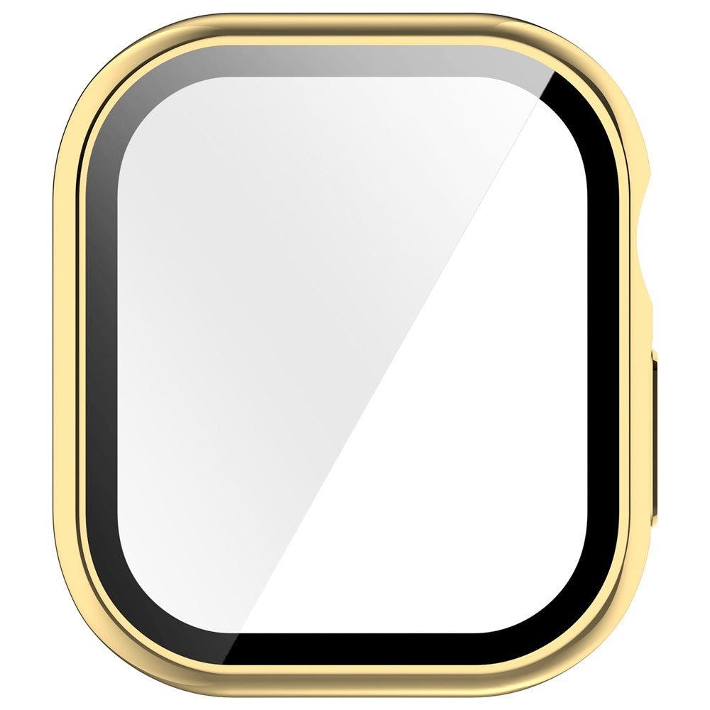 Apple Watch Series 12 (42mm) Case m. Indbygget Hærdet Glas Skærmbeskyttelse - Guld