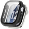 Apple Watch Series 12 (46mm) Case m. Indbygget Hærdet Glas Skærmbeskyttelse - Sort