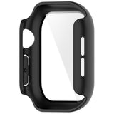 Apple Watch Series 12 (46mm) Case m. Indbygget Hærdet Glas Skærmbeskyttelse - Sort