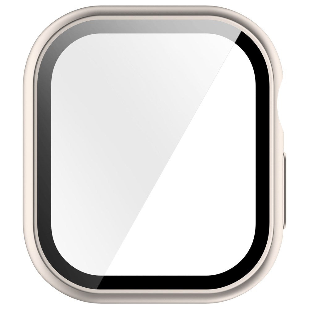 Apple Watch Series 12 (46mm) Case m. Indbygget Hærdet Glas Skærmbeskyttelse - Rose Gold