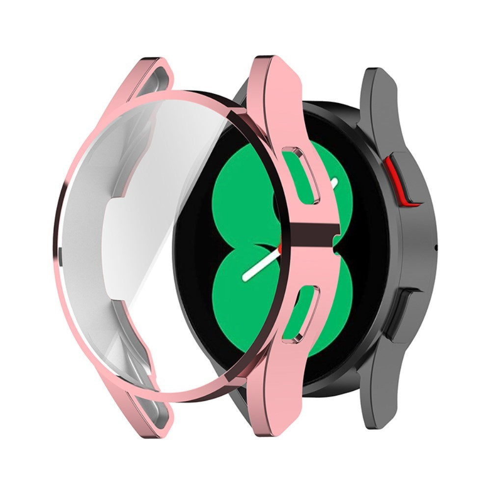 Samsung Galaxy Watch 4 (40 mm) deksel i hardplast m. Innebygd skjermbeskytter - Rosa