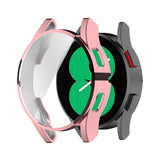 Samsung Galaxy Watch 4 (40 mm) deksel i hardplast m. Innebygd skjermbeskytter - Rosa