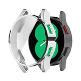 Samsung Galaxy Watch 4 (40 mm) deksel i hardplast m. Innebygd skjermbeskytter - Sølv