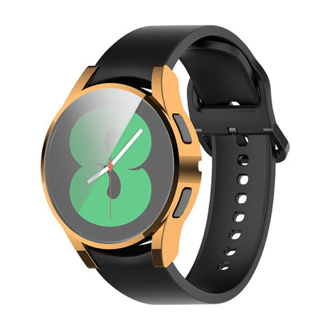 Samsung Galaxy Watch 4 (40 mm) deksel i hardplast m. Innebygd skjermbeskytter - Rose Gold