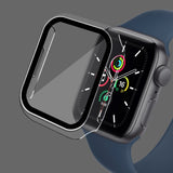 Apple Watch 9/8/7 (41 mm) ENKAY-deksel og herdet glass - gjennomsiktig