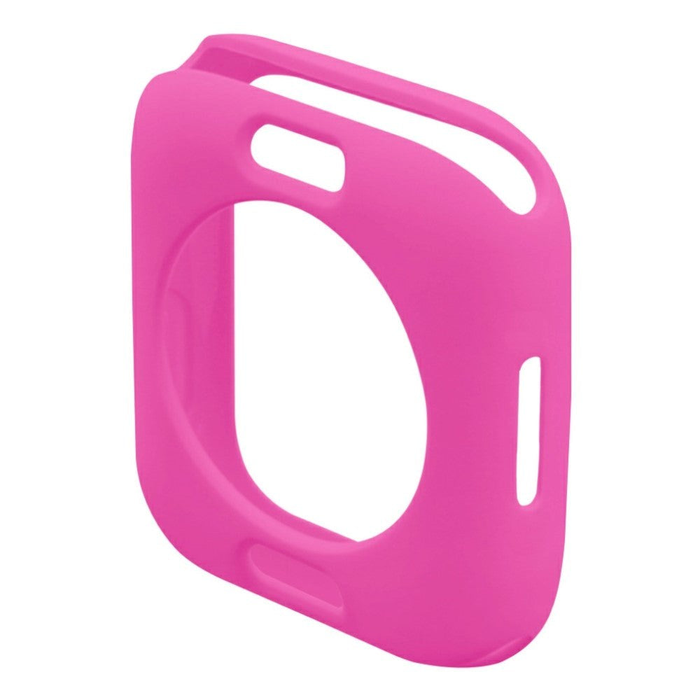 Apple Watch 9/8/7 (41 mm) Candy Color fleksibelt plastdeksel - rosa