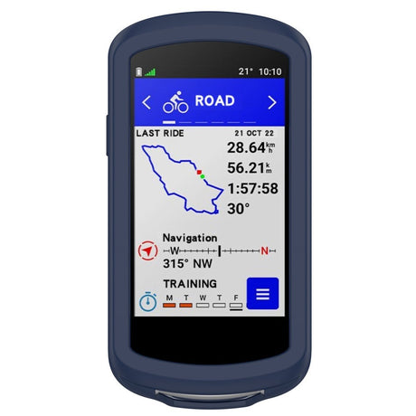 Garmin Edge 1040 mykt silikondeksel - mørkeblå