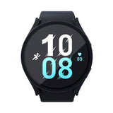 Samsung Galaxy Watch 4 / 5 (44 mm) deksel i hardplast m. Innebygd skjermbeskytter - Svart
