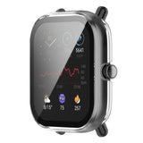 Amazfit Bip U / Bip U Pro Hard Plastic Case m. Innebygd skjermbeskytter - Gjennomsiktig