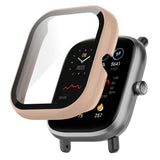 Amazfit Bip U / Bip U Pro Hard Plastic Case m. Innebygd skjermbeskytter - Rosa