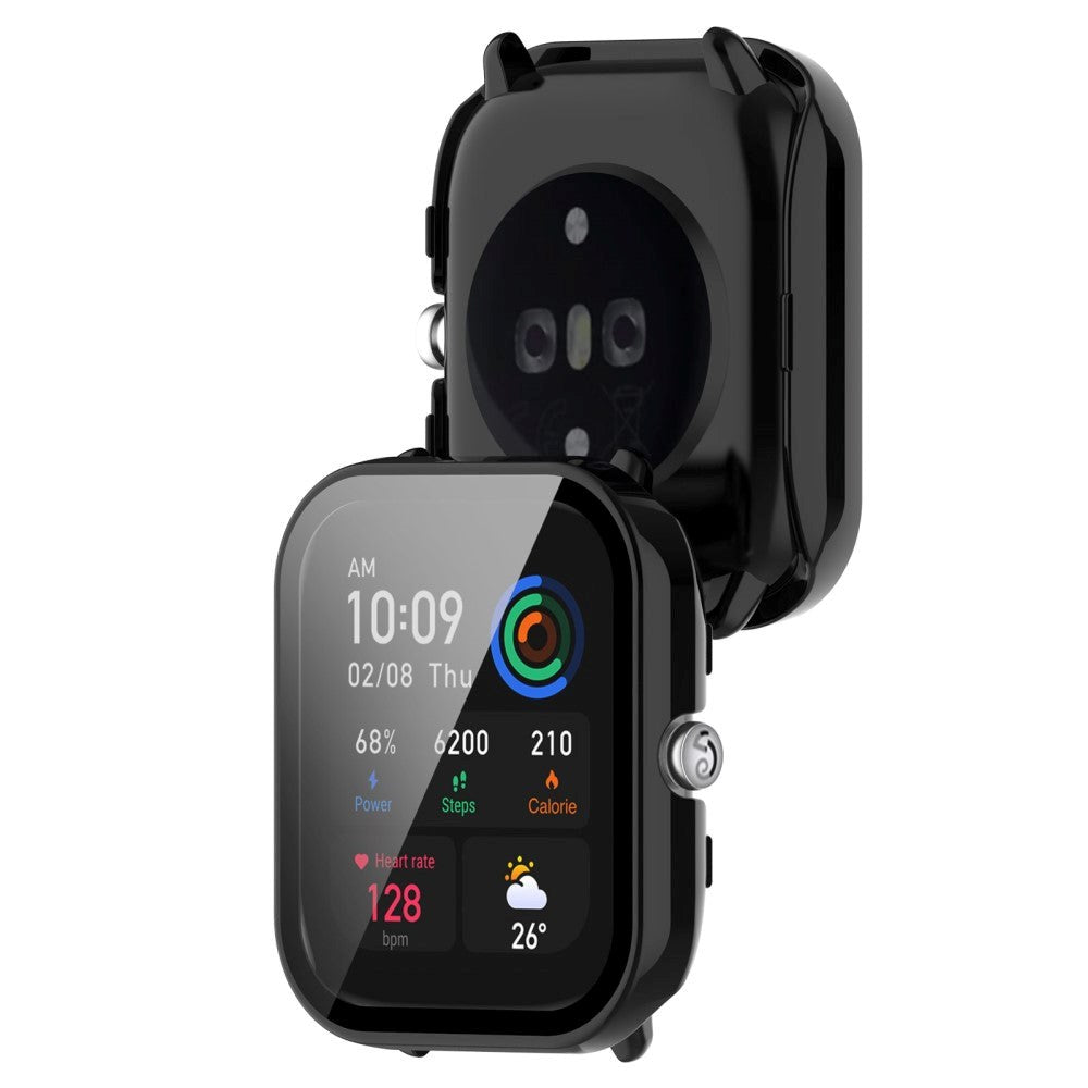 Amazfit GTS 4 Mini Hard Plastic Case m. Innebygd skjermbeskytter - Svart