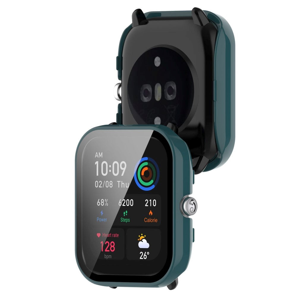 Amazfit GTS 4 Mini Hard Plastic Case m. Innebygd skjermbeskytter - Grønn
