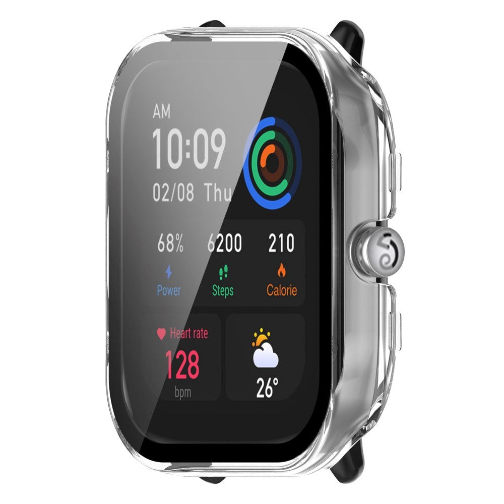 Amazfit GTS 4 Mini Hard Plastic Case m. Innebygd skjermbeskytter - Gjennomsiktig