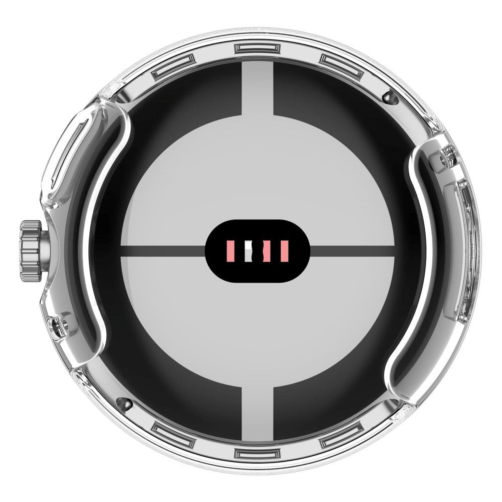 Google Pixel Watch 1 / 2 fleksibelt TPU-plastdeksel - gjennomsiktig