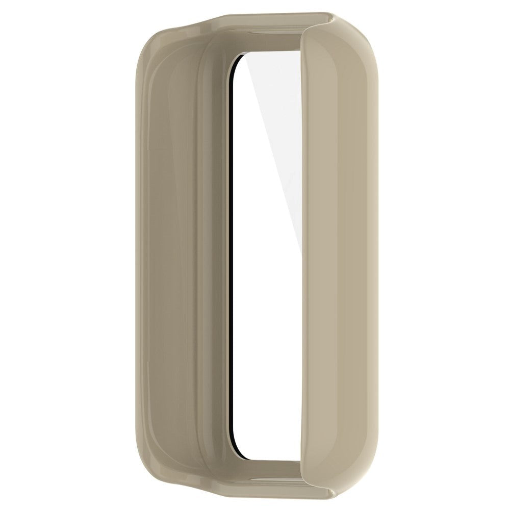 Amazfit Band 7 Hard Plastic Case m. Innebygd skjermbeskytter - Beige